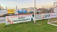 ESV Westbahn Fußball Christbäume Bandenwerbung